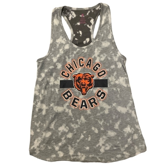 Chicago Bears Racerback Tank Acid Wash Design NWT - Picture 5 of 9